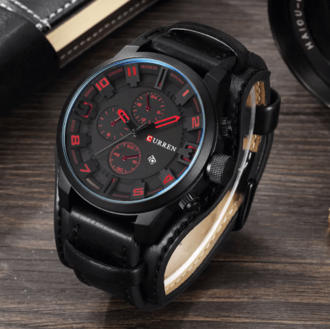 Levoire | Montre Bracelet De Luxe Navigator En Cuir