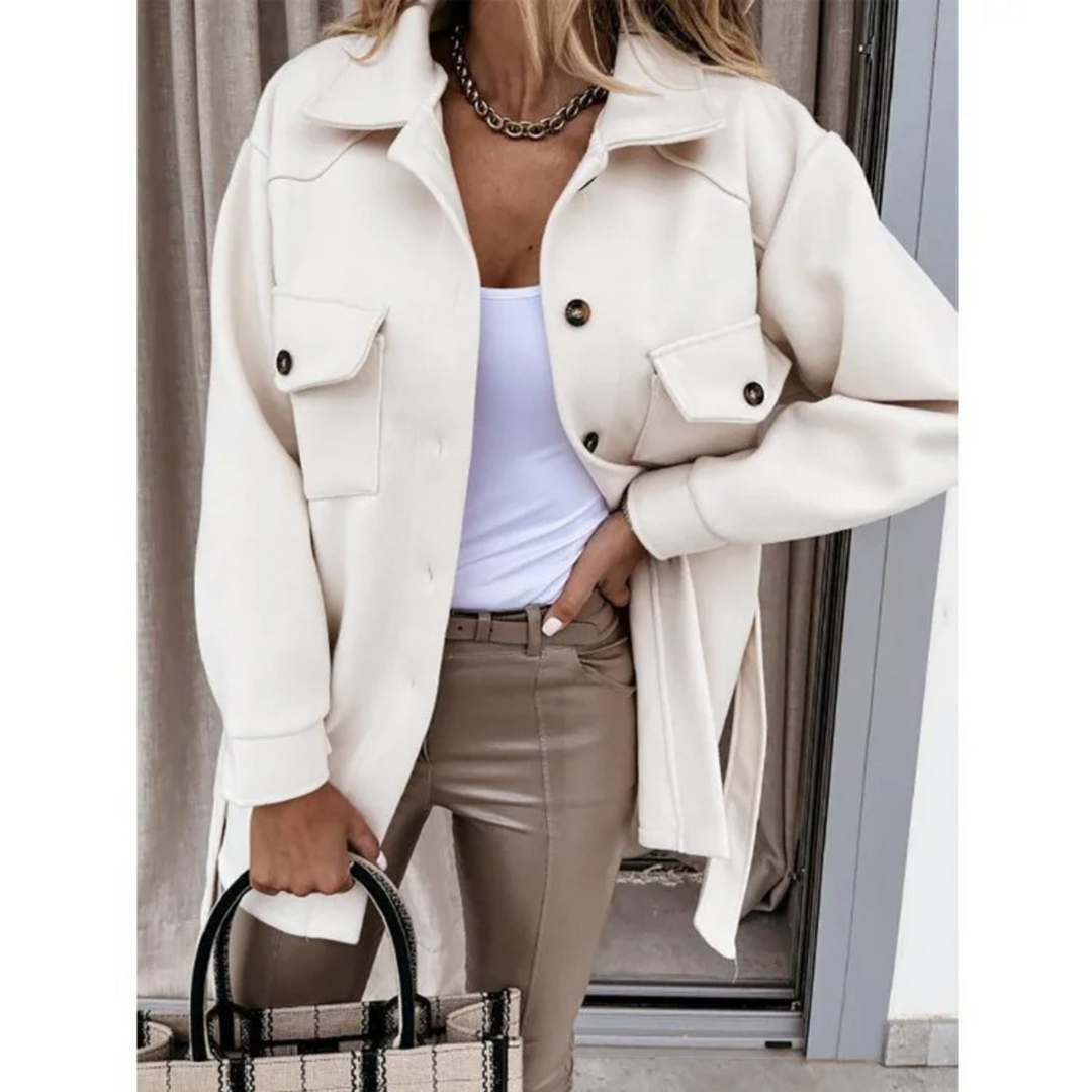 Levoire | Veste De Vendange Décontractée Avec Poches Blanc