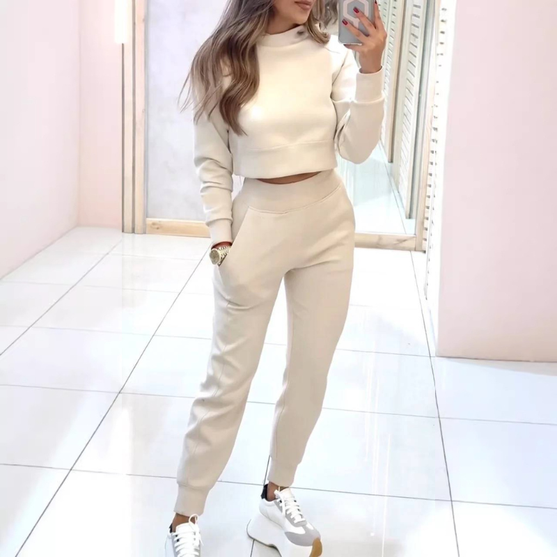 Levoire | Sweat À Capuche Et Ensemble De Pantalons Jogger Beige (Vain 8 pièces restantes)