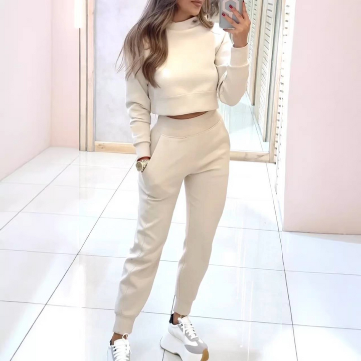 Levoire | Sweat À Capuche Et Ensemble De Pantalons Jogger Beige (Vain 8 pièces restantes)