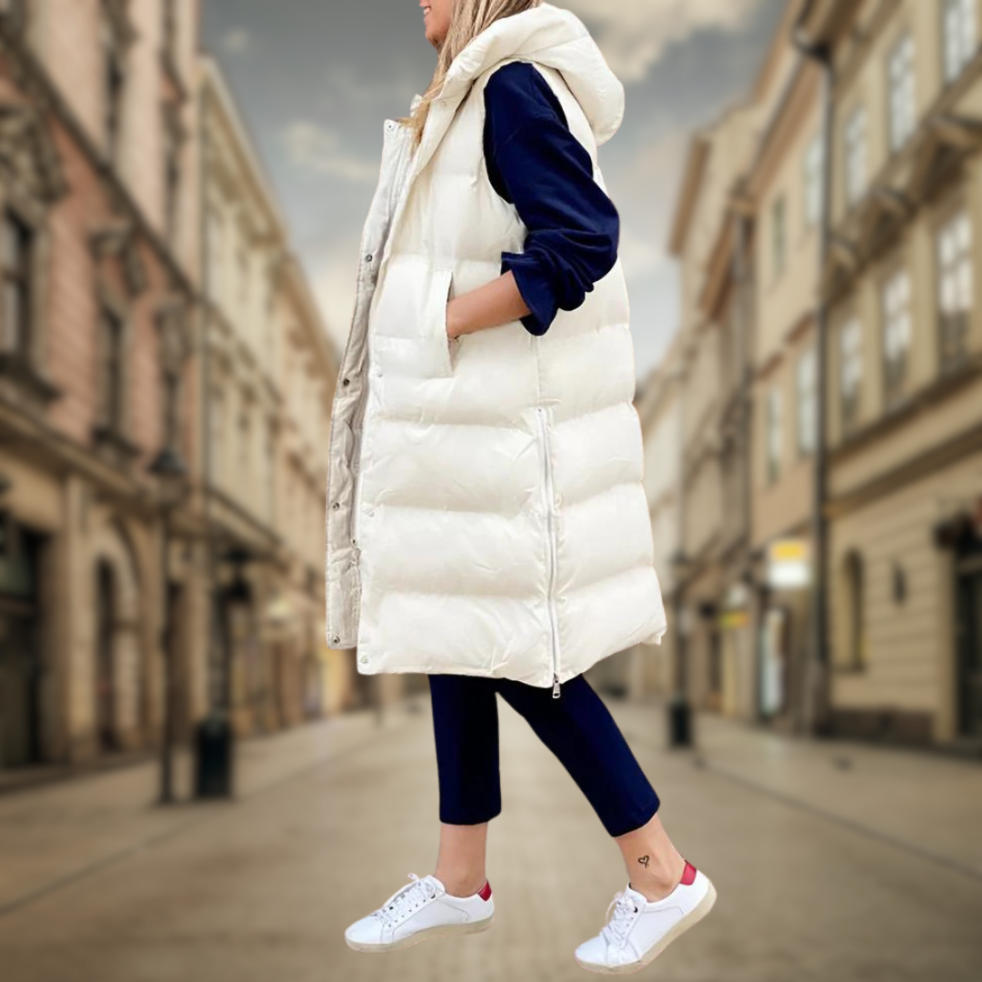 Levoire | Gilet long à la mode Bianco