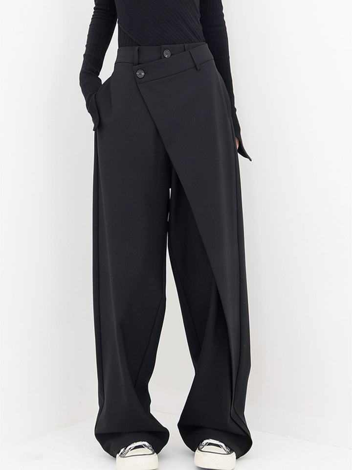 Levoire | Pantalons Baggy Modernes Noir
