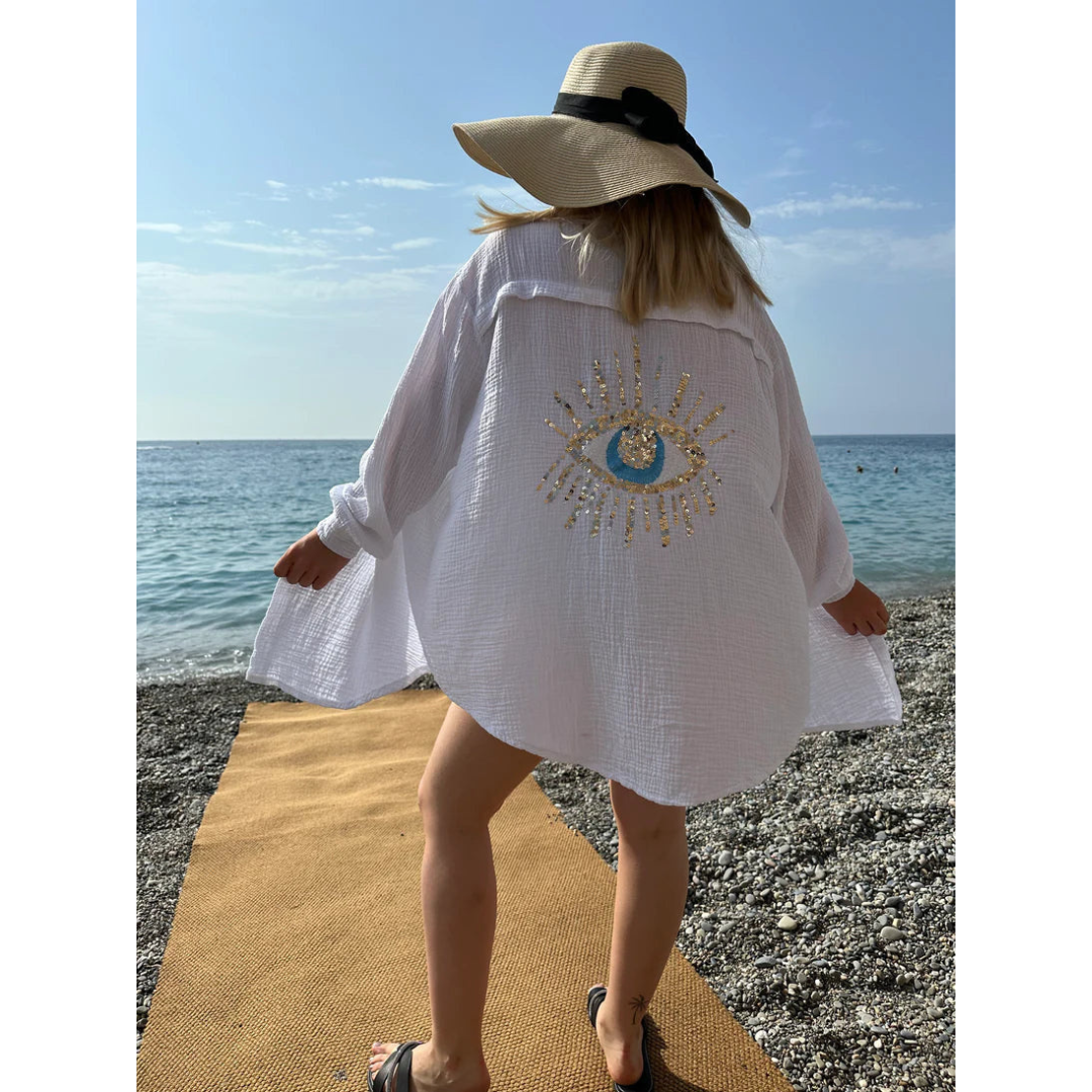 Levoire | Chemise Surdimensionnée Boutonnée Pour - Femmes - Coupe Ample
