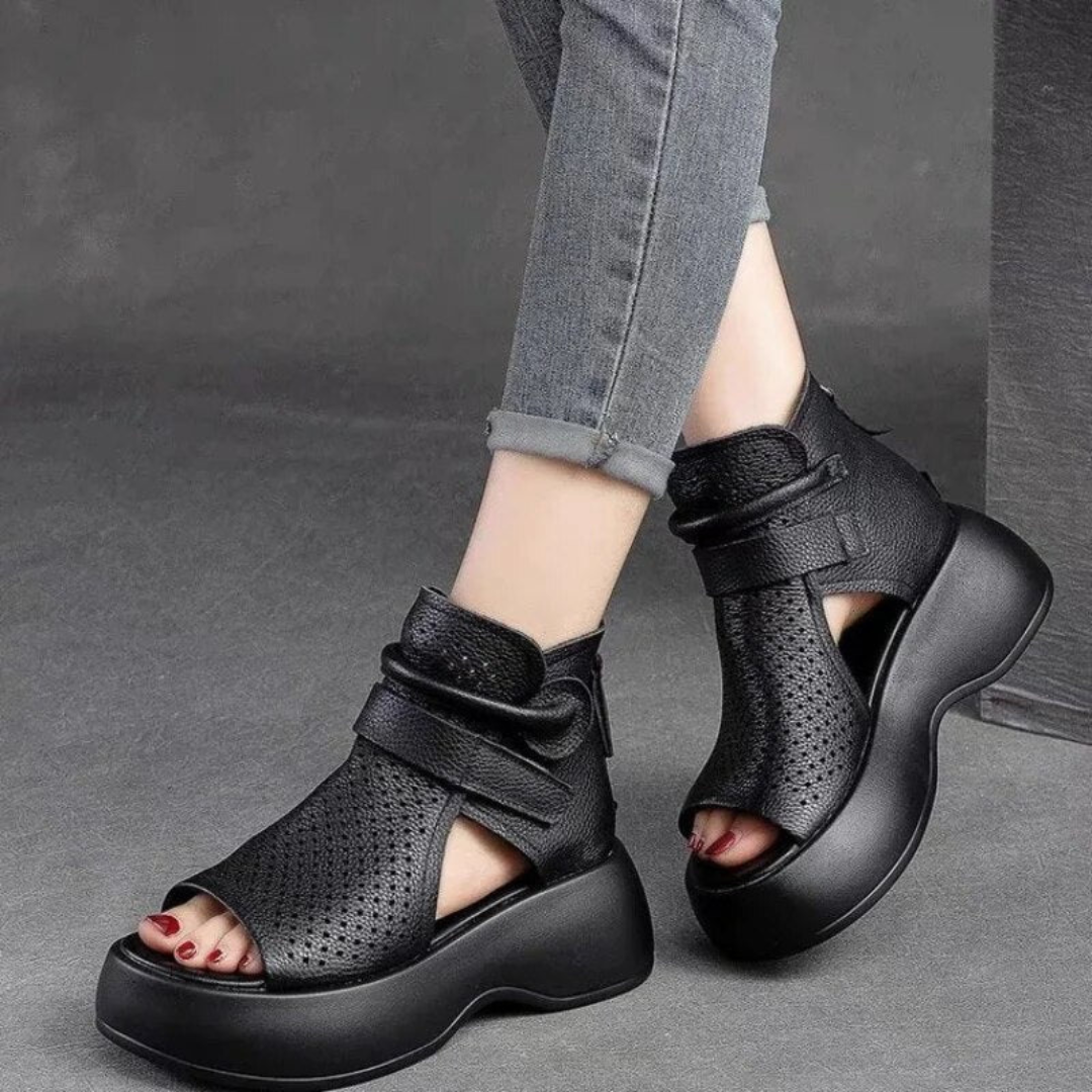 Levoire | Sandales en cuir pour besoins orthopédiques
