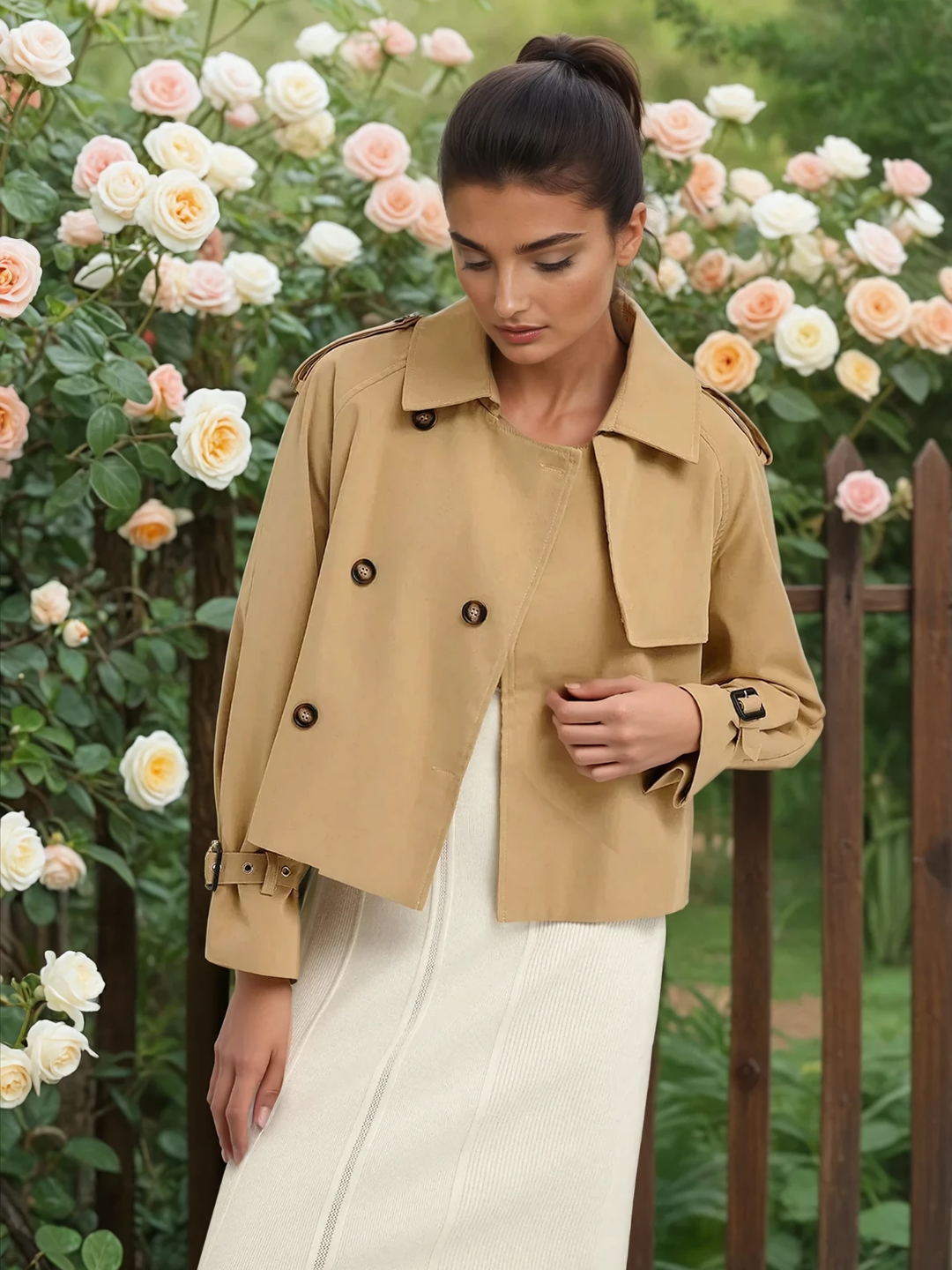 Levoire | Trench-Coat À Revers Élégant