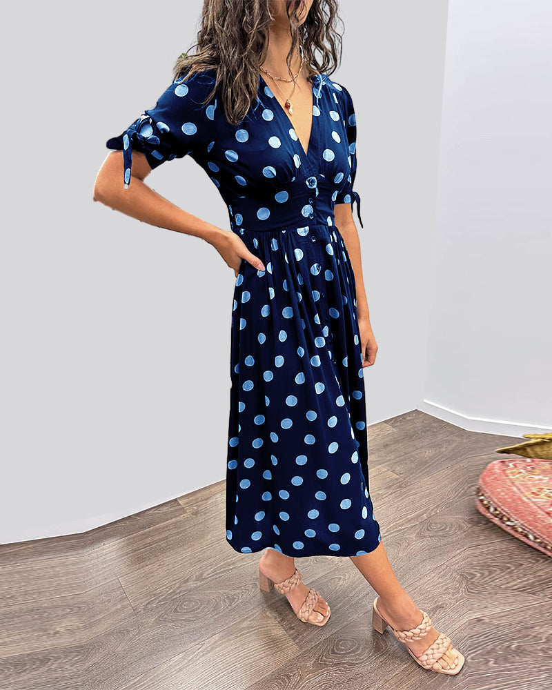 Levoire | Robe midi fleurs colorées