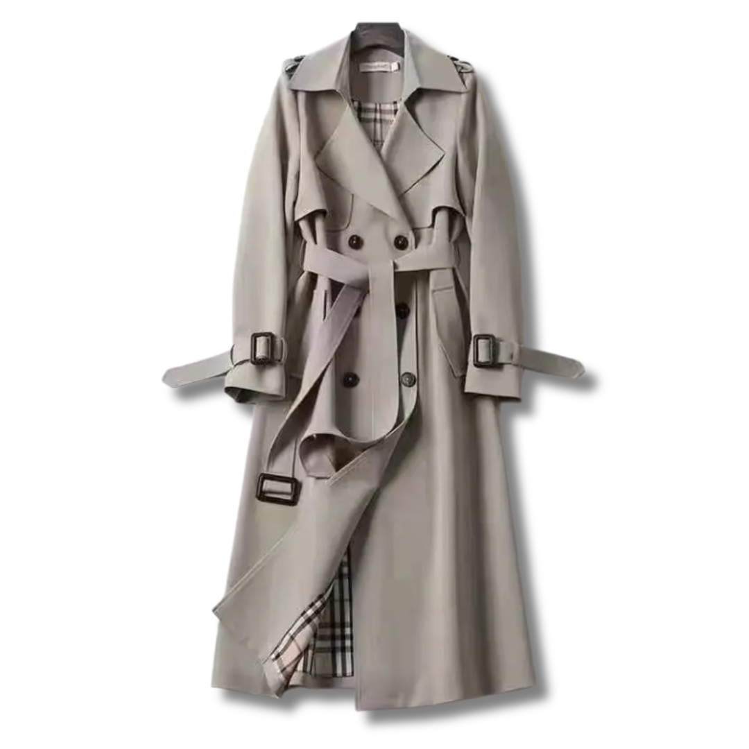 Levoire | Manteau Long Élégant Et Décontracté Beige