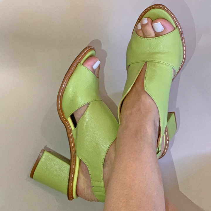 Levoire | Sandales À Levoire | Talons Peep Toe Pour - Femmes - Été