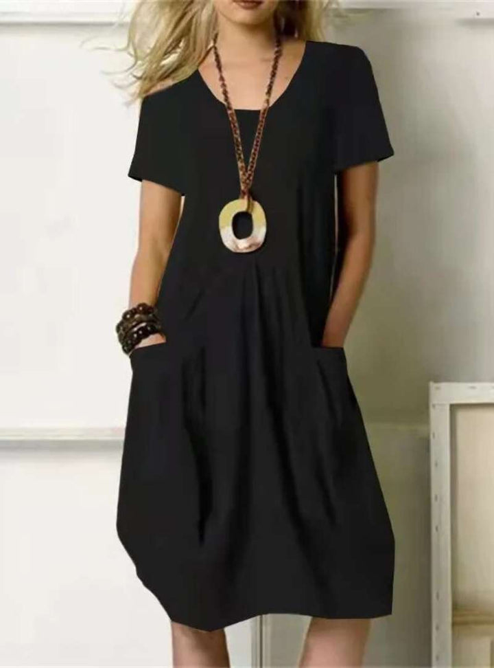 Levoire | Robe mi-longue élégante Noir