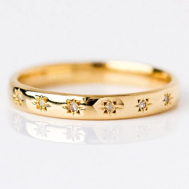 Levoire | Collecte De Vin Or Et Bague En Zirconium Or 10