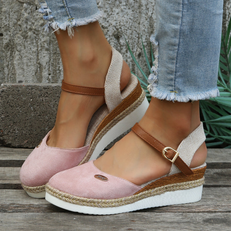Levoire | Espadrilles Orthopédiques Brunes Tendance Rosa