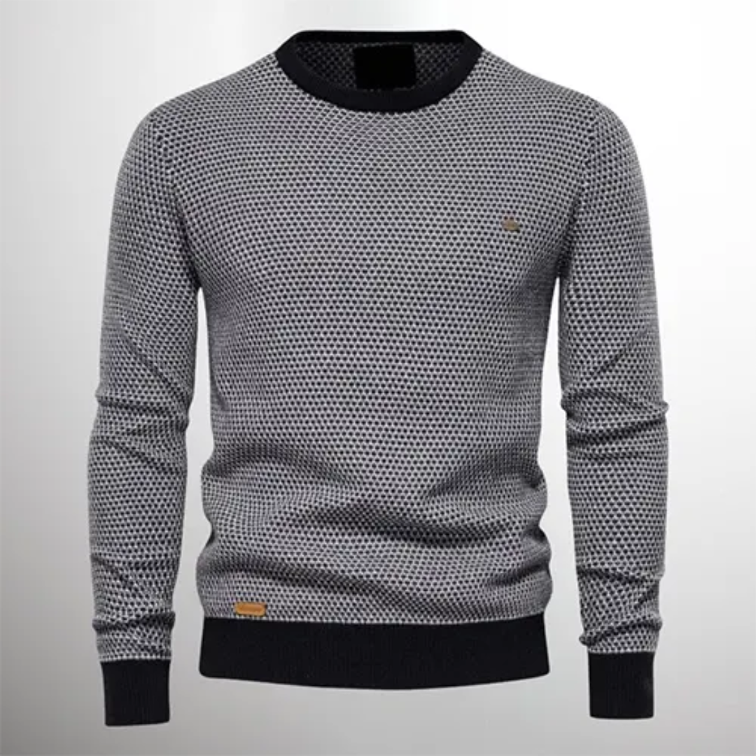 Levoire | Sweatshirt à col rond pour hommes chaud Gris
