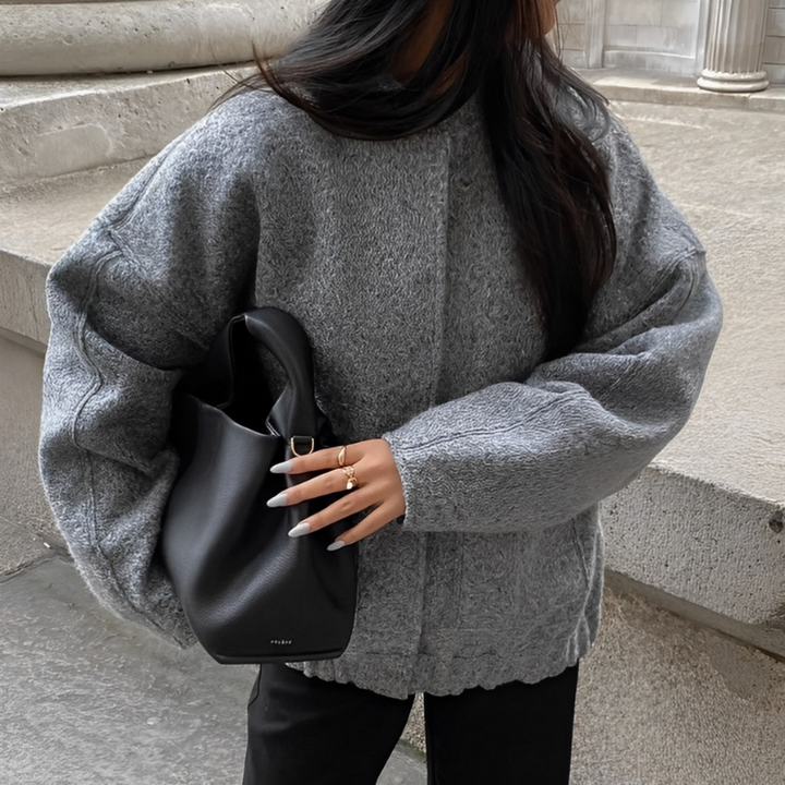 Levoire | Veste moderne pour femmes Printemps Bombardier Gris