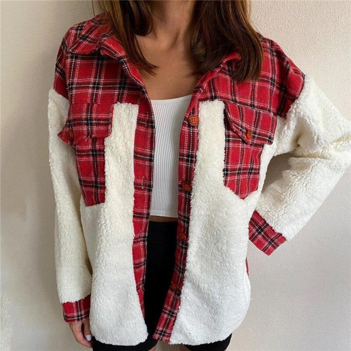 Levoire | Manteau en laine pour femmes Rot
