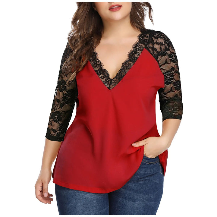 Levoire | Chemisier Grande Taille - Moderne Et Flatteur Rot