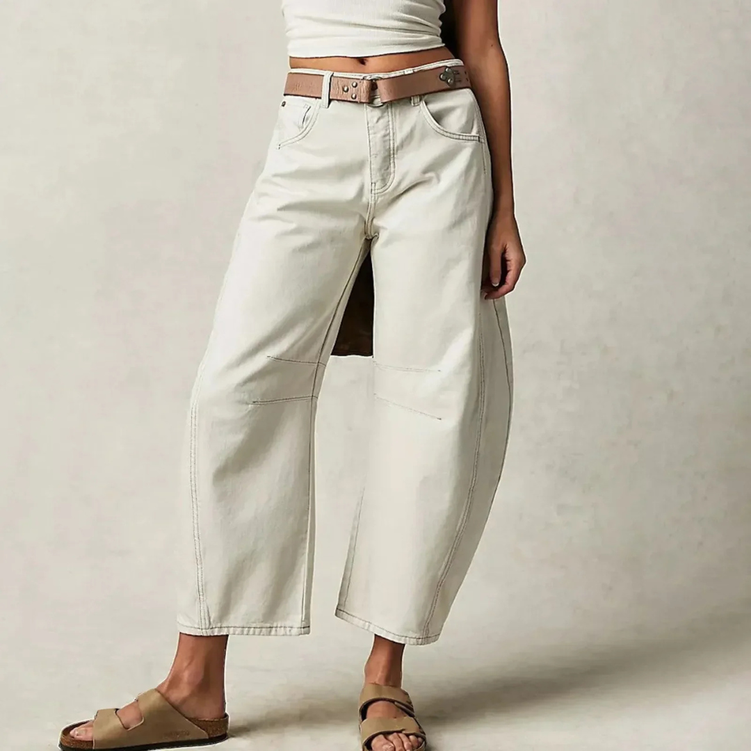 Levoire | Jeans Confortables Pour Femmes Blanc