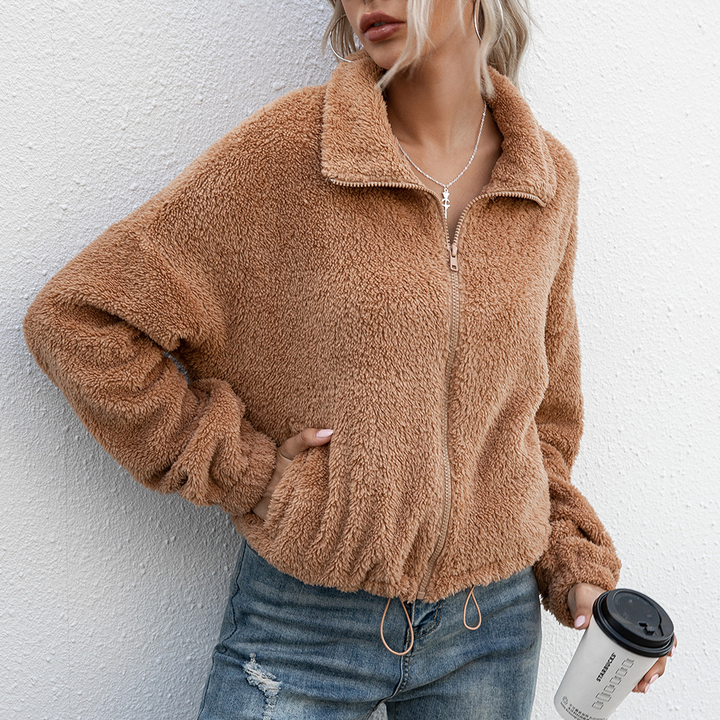 Levoire | Sweat À Capuche Zippé Pratique Braun