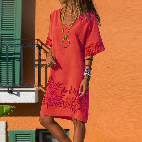 Levoire | Robe D'été Unie Pour Femme - Mini