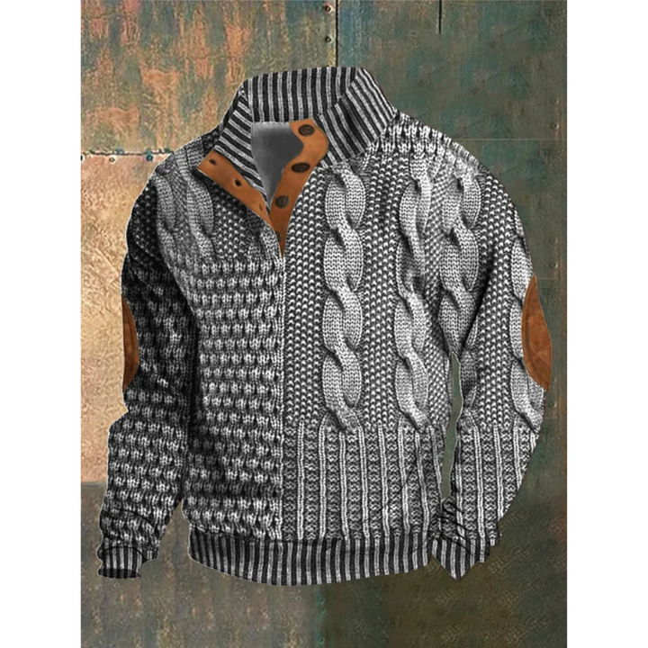 Levoire | Pull en tricot pour hommes pour les jours frais Gris clair