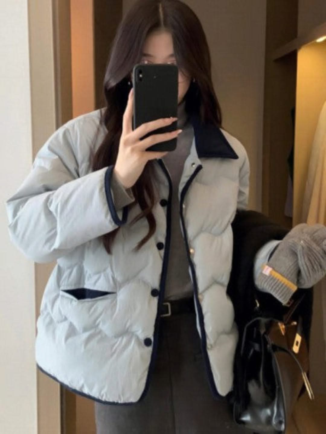 Levoire | Veste Courte En Duvet Pour Femmes Pour Le Style Et Le Confort Bleu