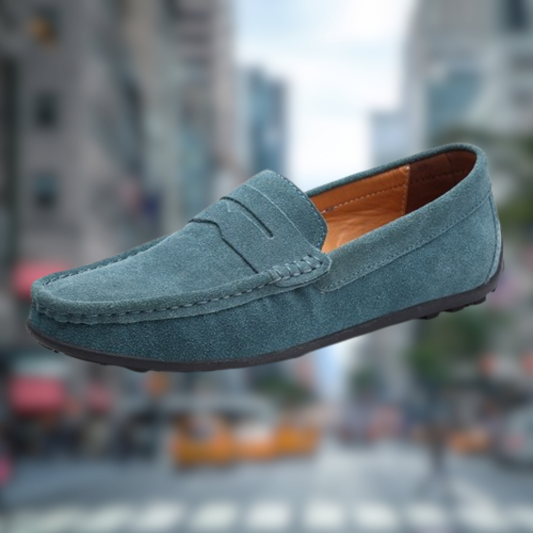 Levoire | Mocassin effet cuir suédé Verde