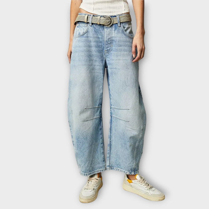 Levoire | Pantalons À Largeur Classique Azure