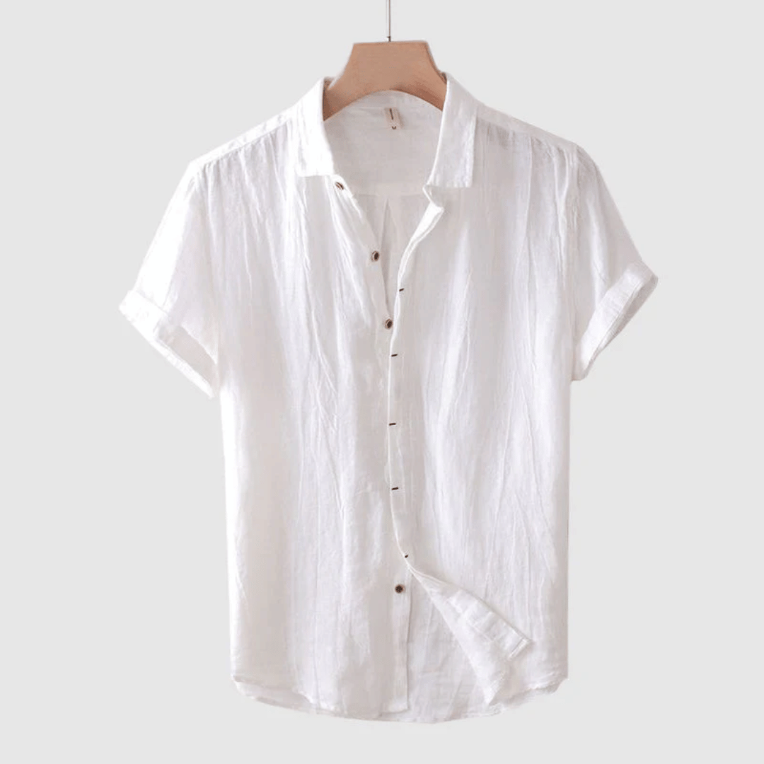 Levoire | Chemise En Lin Léger Blanc
