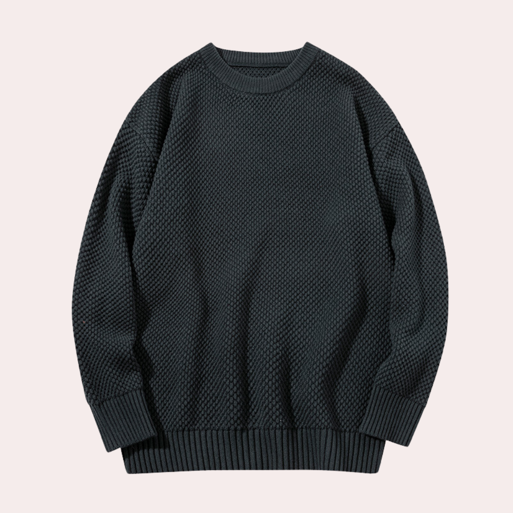 Levoire | Rond Cul Pull FR Hommes Noir