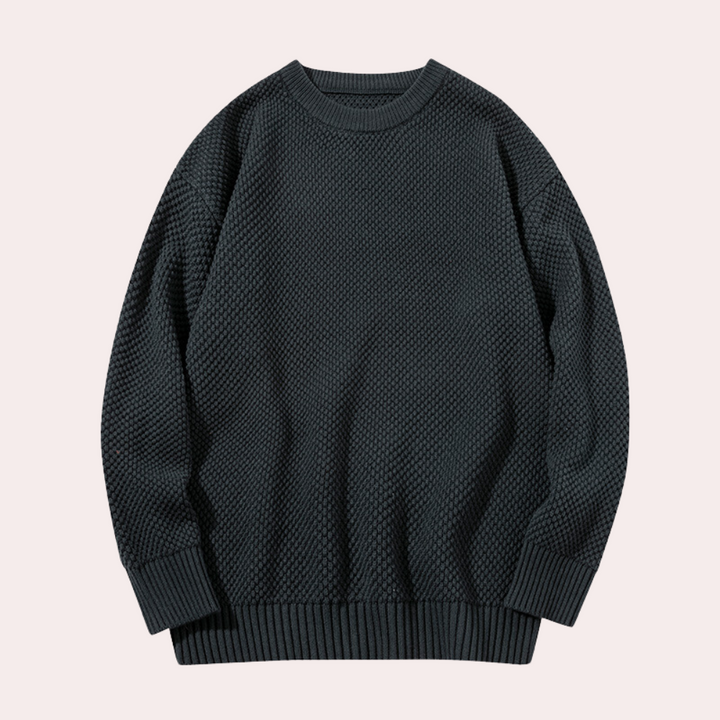 Levoire | Rond Cul Pull FR Hommes Noir