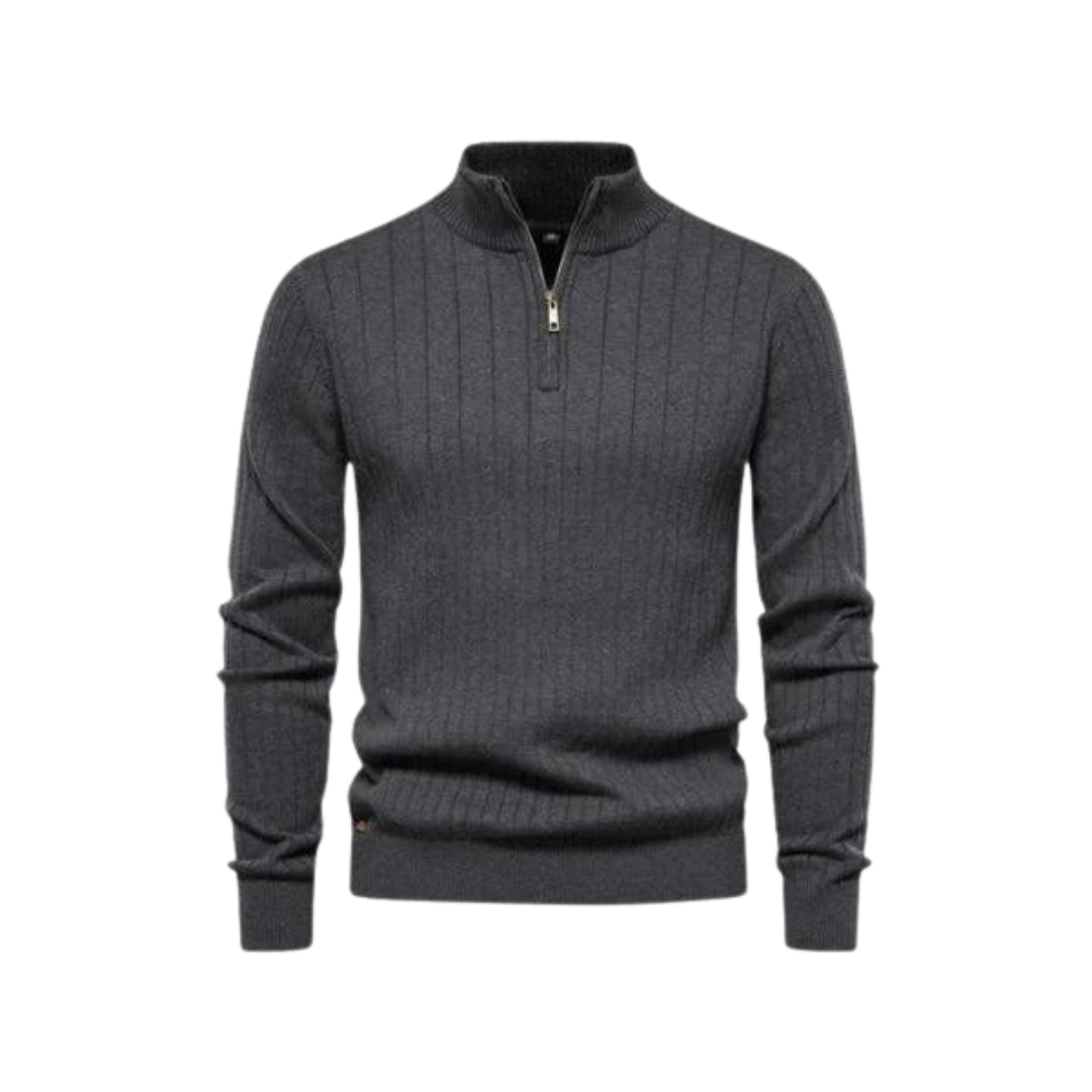 Levoire | Haut à zip Gris