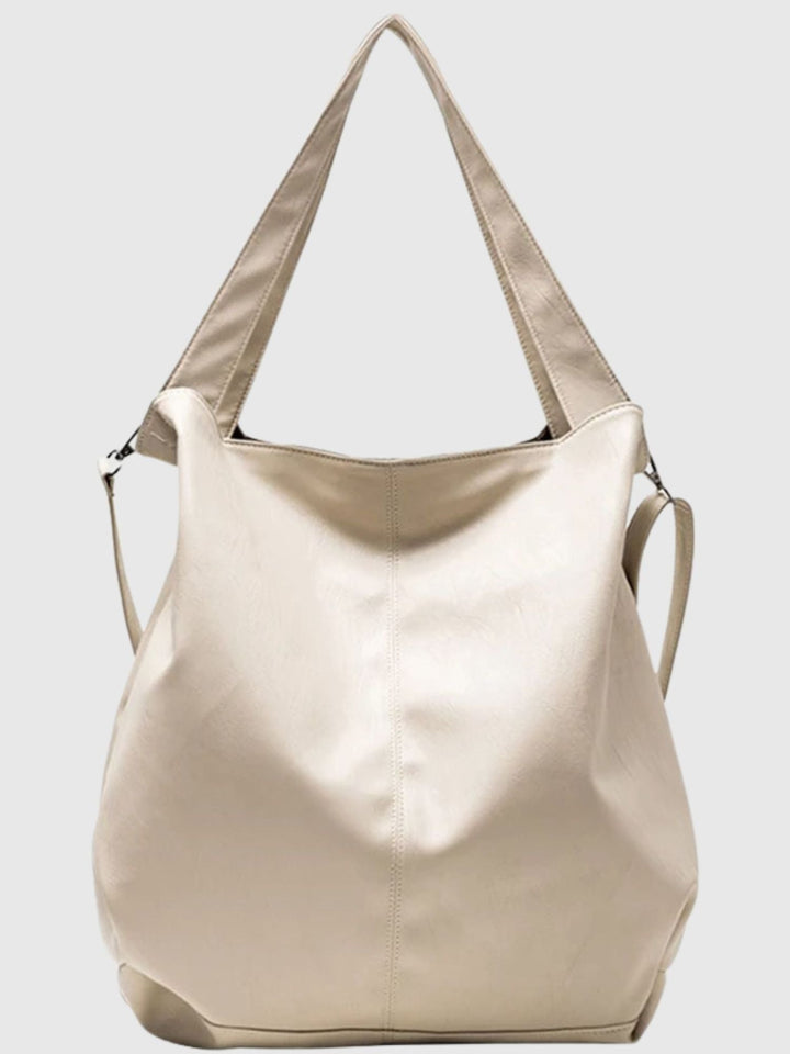 Levoire | Sac Fourre-Tout En Cuir Crème