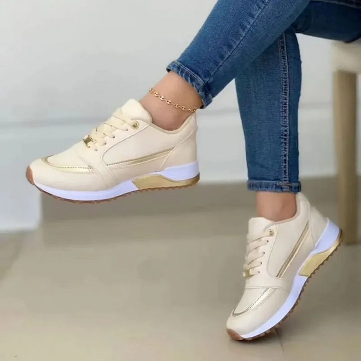 Levoire | Baskets À Lacets Pour Femmes Brun clair