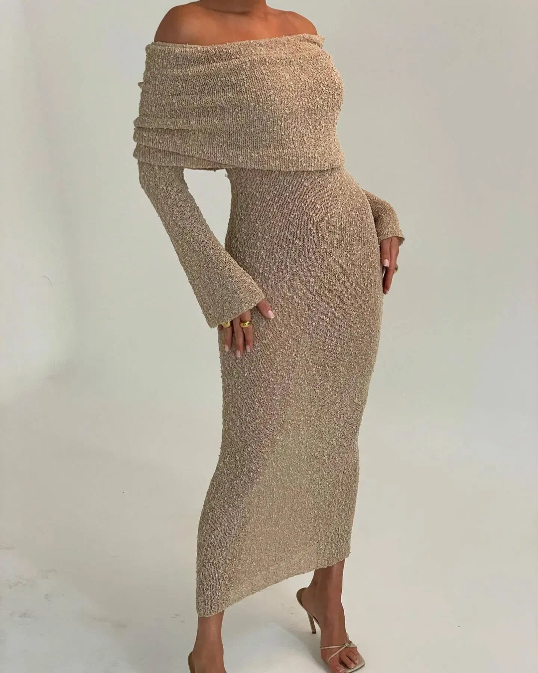 Levoire | Robe Maxi À Épaules Dénudées
