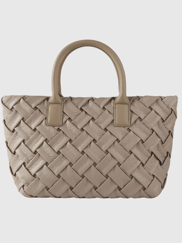Levoire | Sac Tote En Crochet Beige