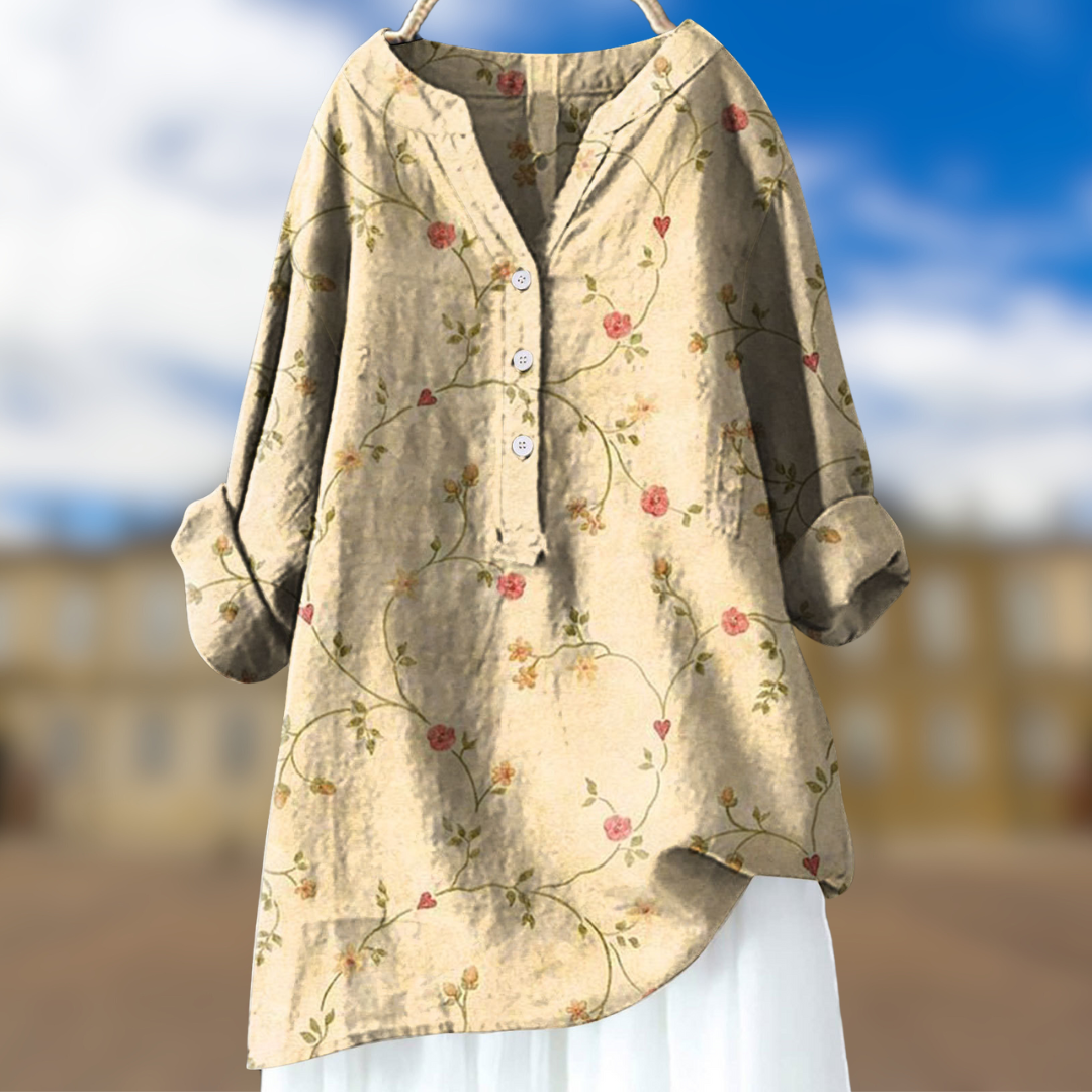 Levoire | Blouse femme à thème floral Motif 6