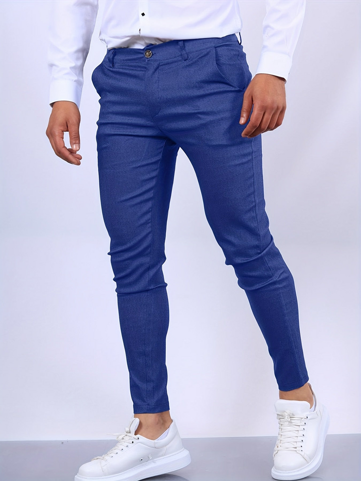 Levoire | Pantalon Chino Élégant et Confortable pour Hommes Bleu