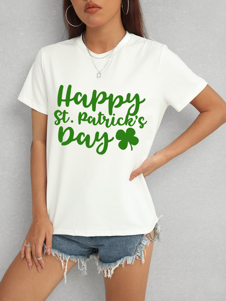 Levoire | FROHEN ST. PATRICK'S DAG T-shirt à manches courtes Blanc