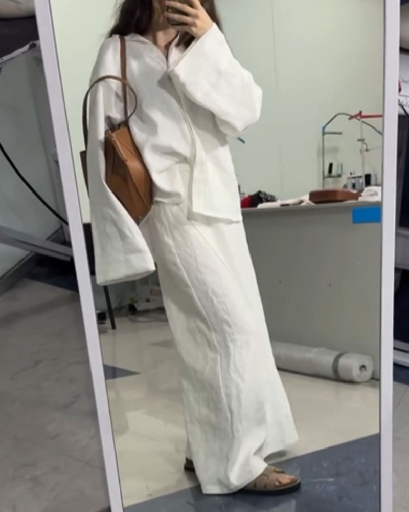 Levoire | Ensemble Élégant Avec Blouse Et Jupe