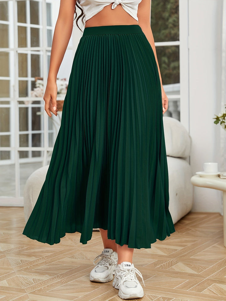 Levoire | Plissé Uni Boucle Coupe Jupe