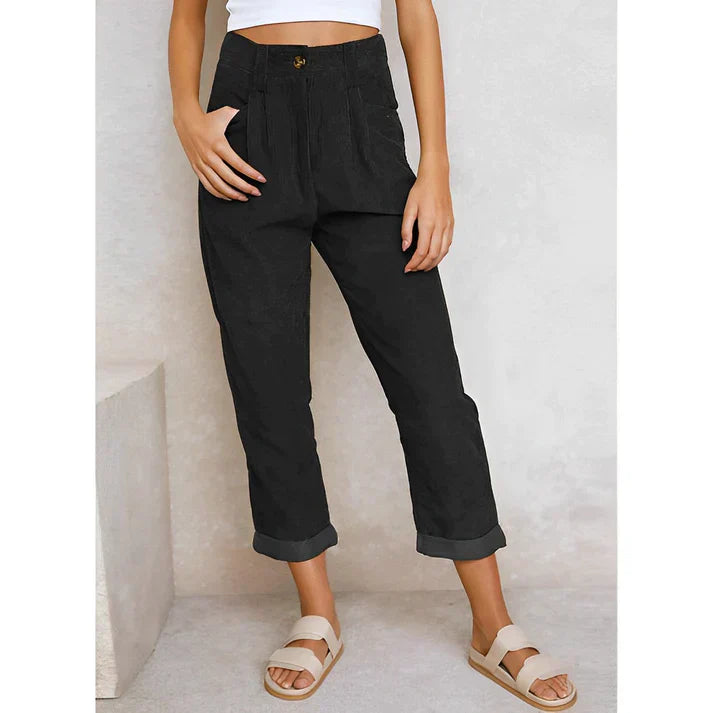 Levoire | Pantalons décontractés élégants Noir
