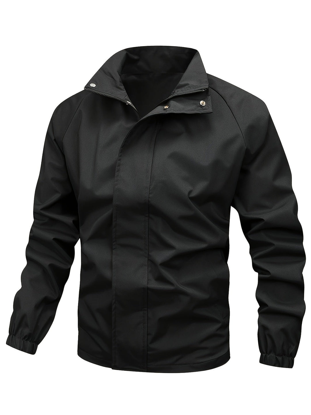 Levoire | Veste Homme Noire Avec Col Montant