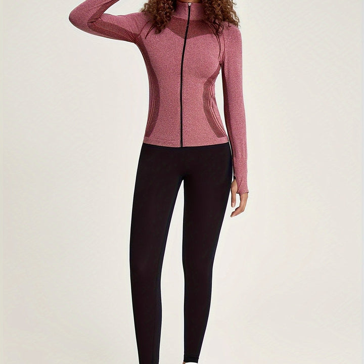 Levoire | Veste De Sport Pour Femmes À Manches Longues Et Décorations Rayées
