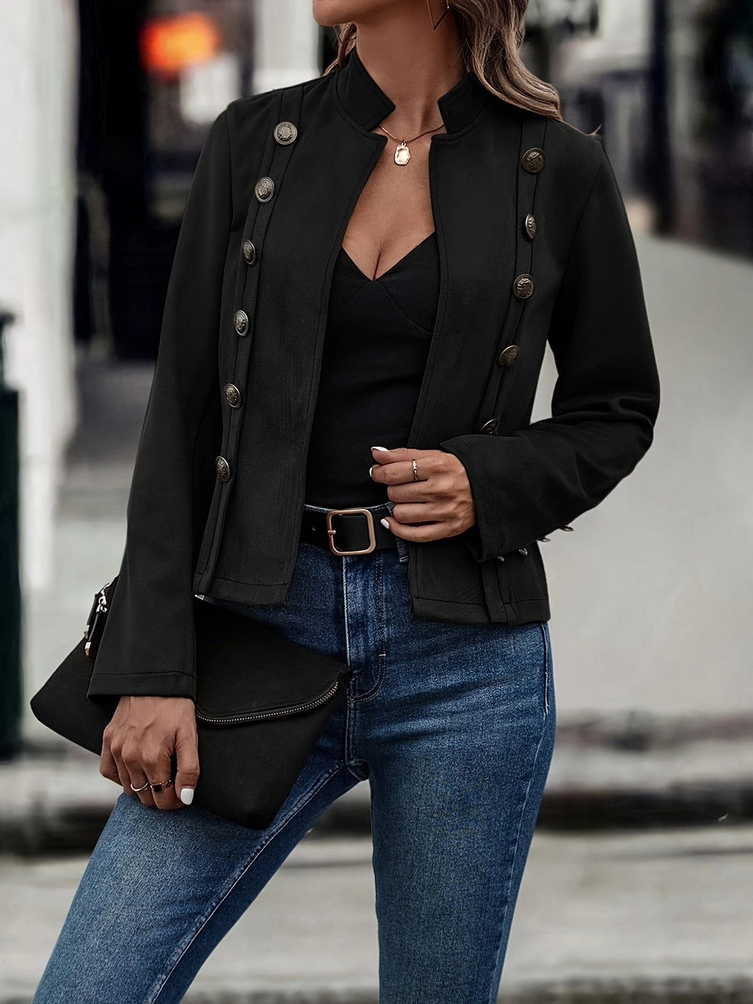 Levoire | Veste Cintrée Élégante Noir