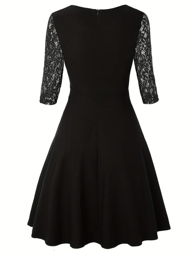 Levoire | Robe Femme Avec Des Détails En Dentelle Parfaite Pour Les Occasions Formelles