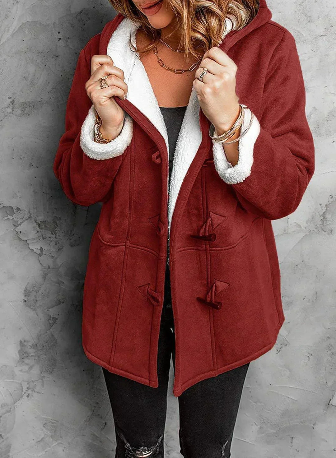 Levoire | Veste Confortable Et Élégante Bordeaux