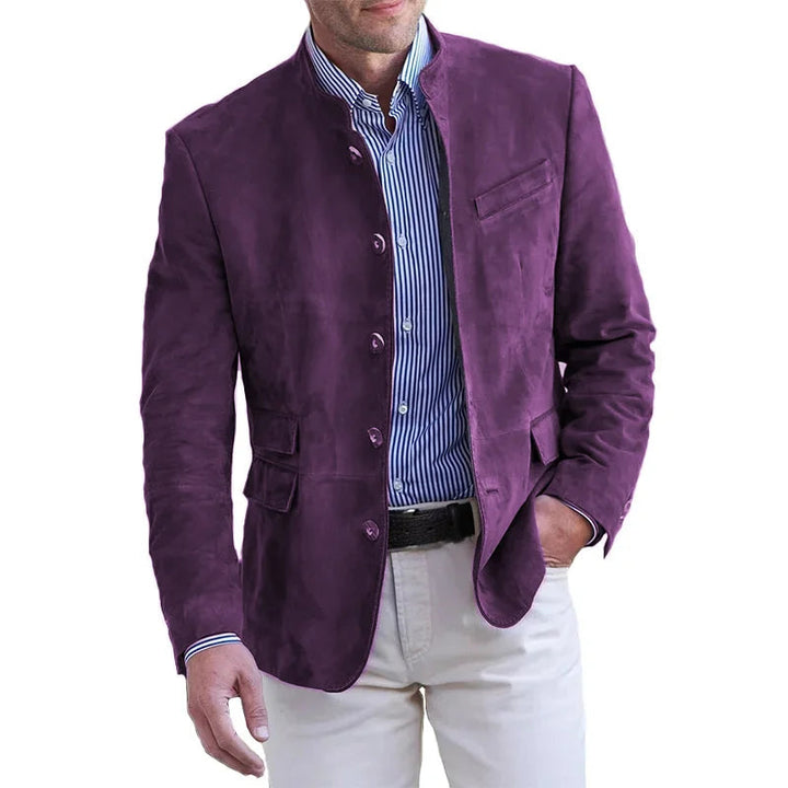 Levoire | Veste En Cuir Élégante lilas