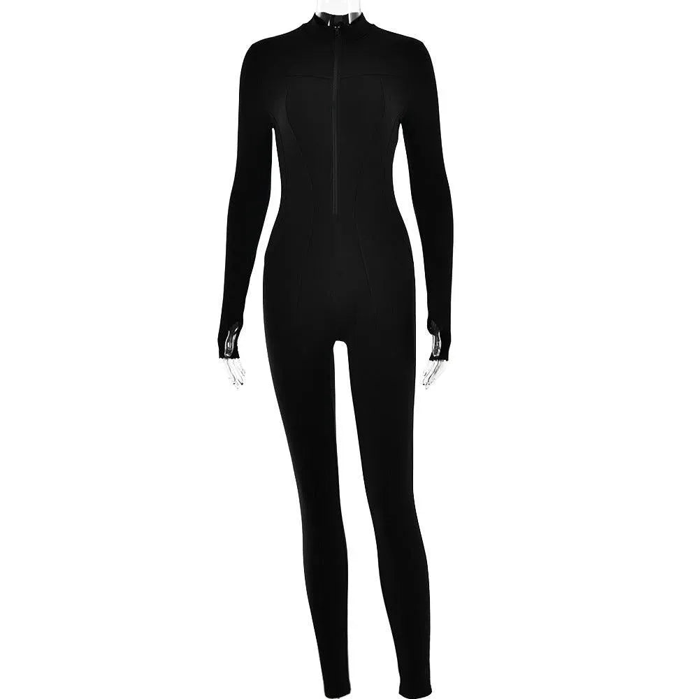 Levoire | Salopette longue à manches pour femmes avec zip