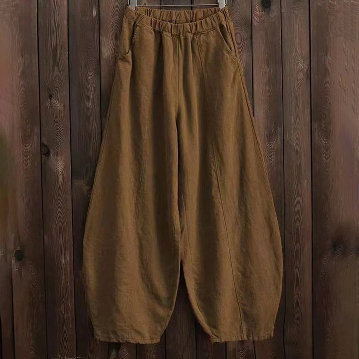 Levoire | Confort Lanterne Pantalon Café