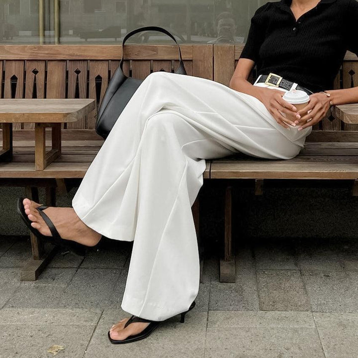 Levoire | Pantalon Taille Haute Blanc