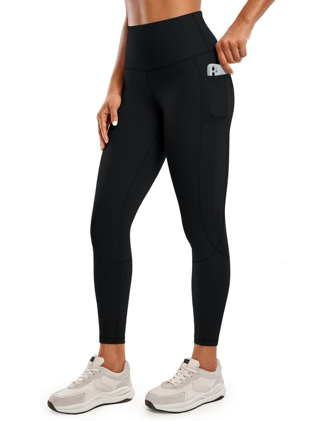 Levoire | Leggings De Yoga Extensibles Taille Haute Avec Poche Noir
